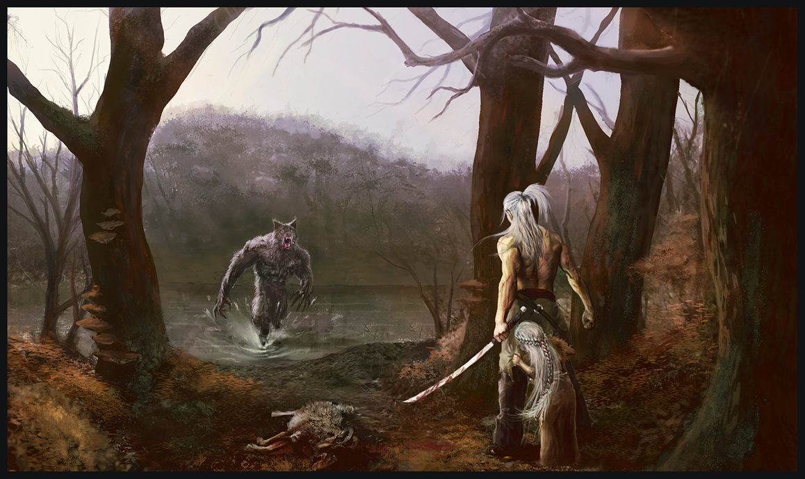 1158x689 Witcher By Leee666jack - Witcher Painting
