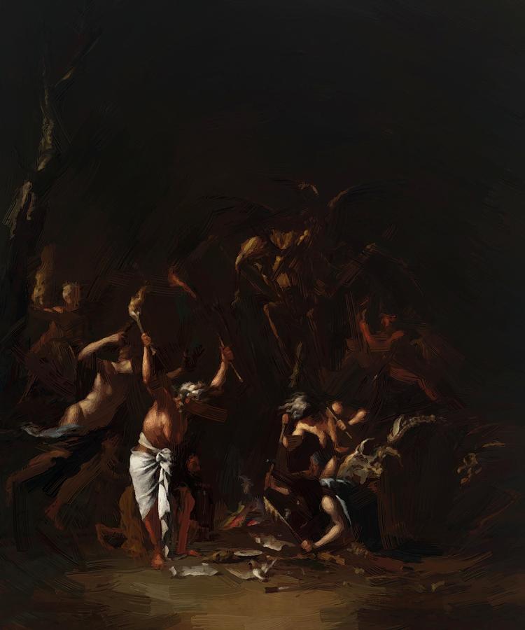 750x900 The Witches Sabbath Painting By Salvator Rosa - Witches Sabbath Painting