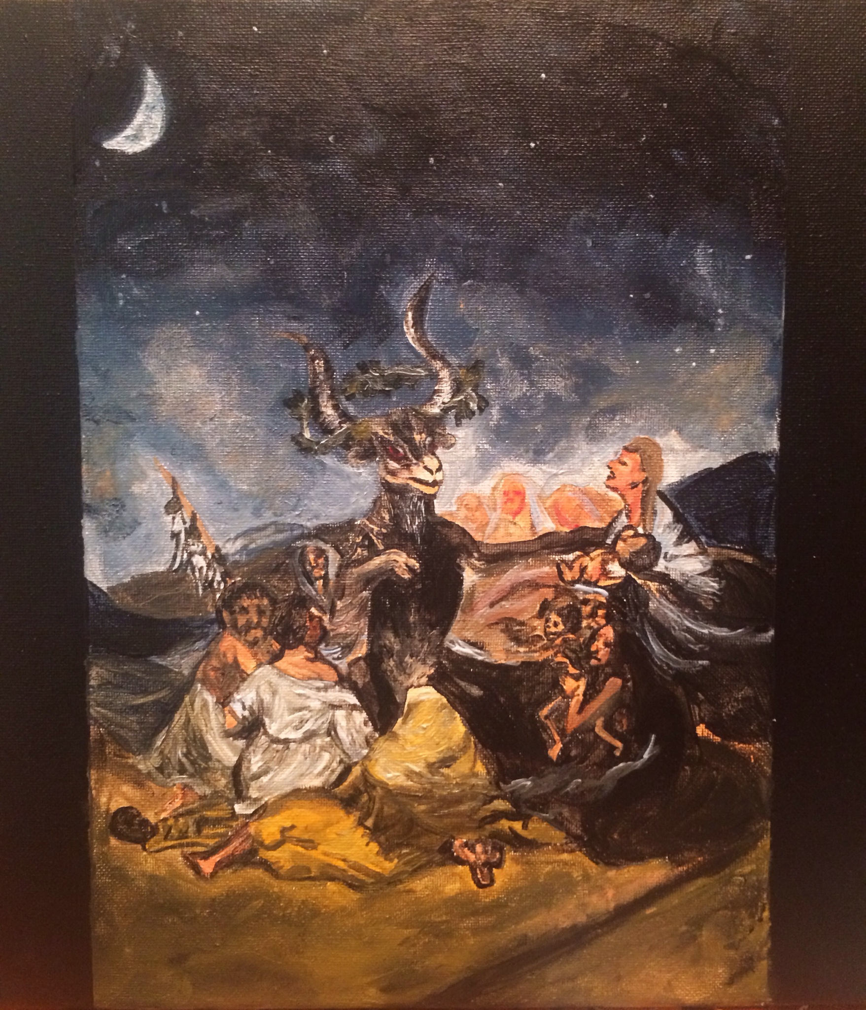 1757x2048 Witches' Sabbath Allie Reed - Witches Sabbath Painting