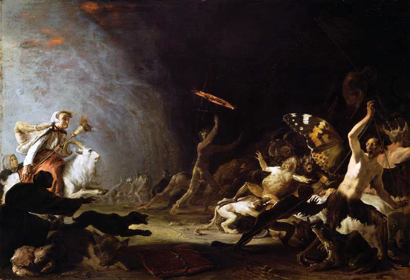 800x546 Artwork By Cornelis Saftleven - Witches Sabbath Painting