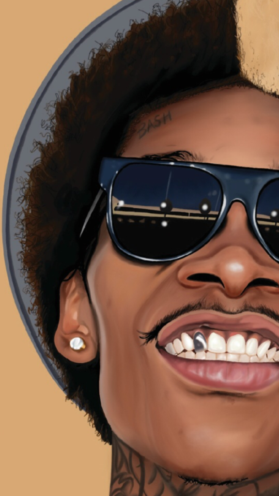 576x1024 Wiz Khalifa Painting Mr. Birthmark - Wiz Khalifa Painting