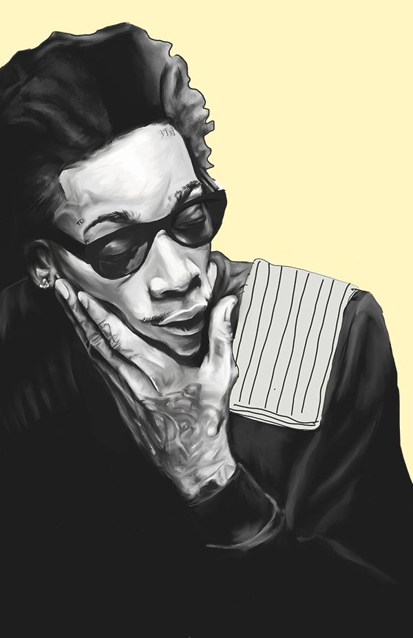 600x927 Wiz Khalifa Painting On Behance - Wiz Khalifa Painting