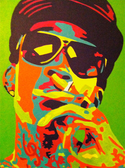 250x335 Wiz Khalifa Paintings - Wiz Khalifa Painting