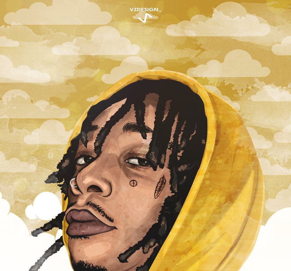 926x862 Wizkhalifa. By Vzdesign - Wiz Khalifa Painting