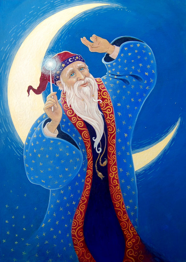 600x843 New Wizard Painting Hire An Illustrator - Wizard Painting