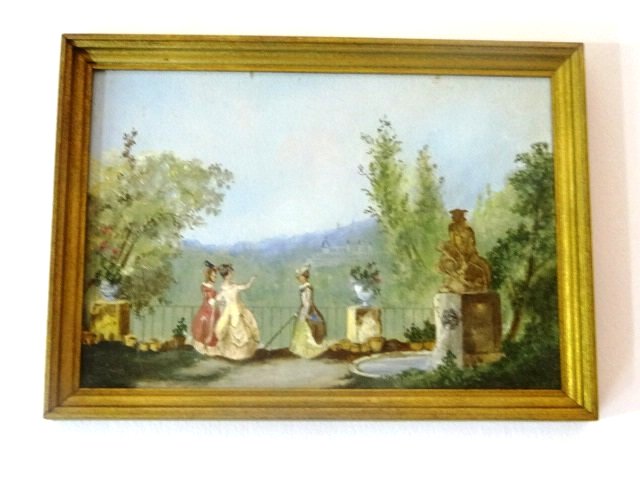 640x480 Melissa Wolcott Painting Dollhouse Miniature - Wolcott Painting