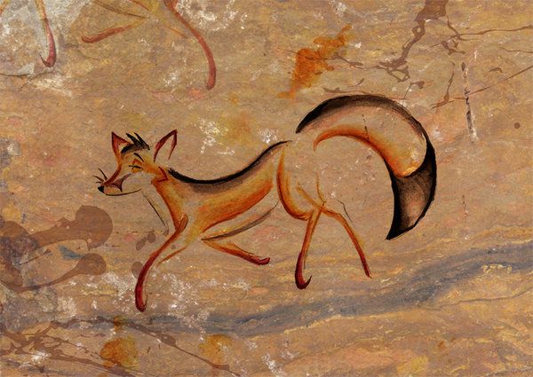600x425 The 27 Best Raised By Wolves Cave Paintings Images - Wolf Cave Painting