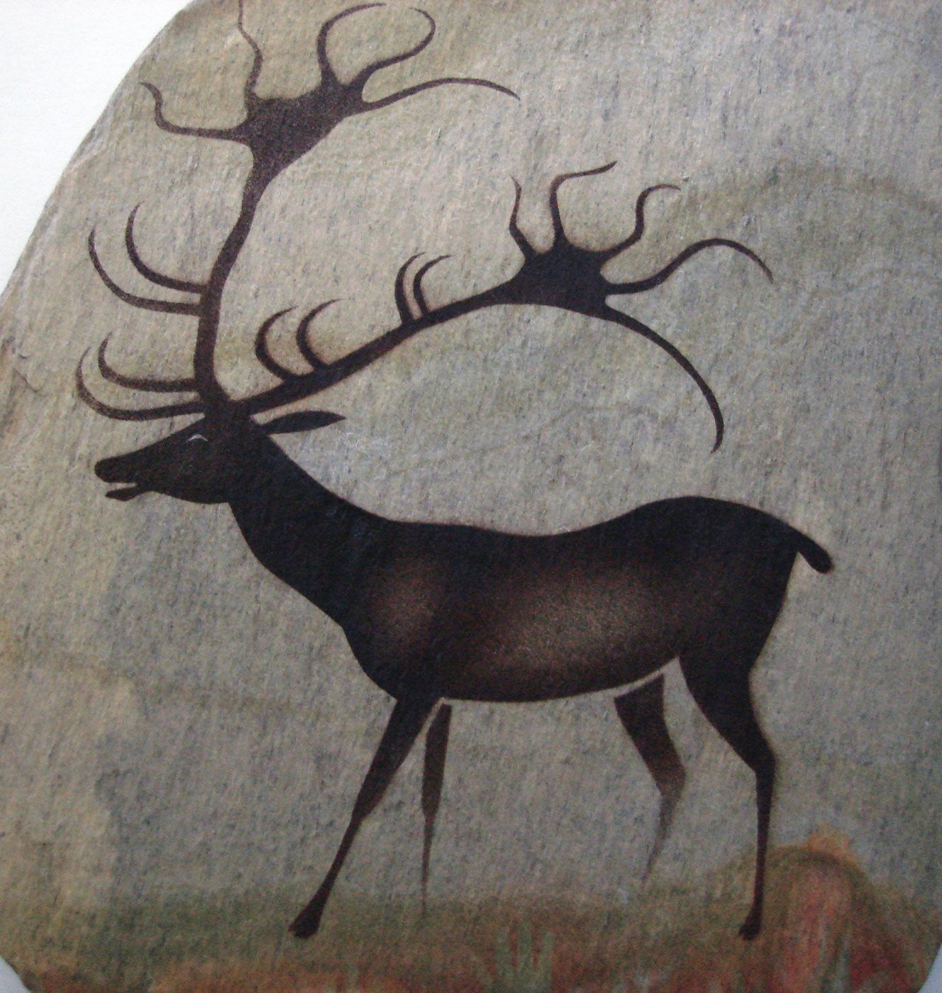 1328x1400 Wolf Cave Painting - Wolf Cave Painting