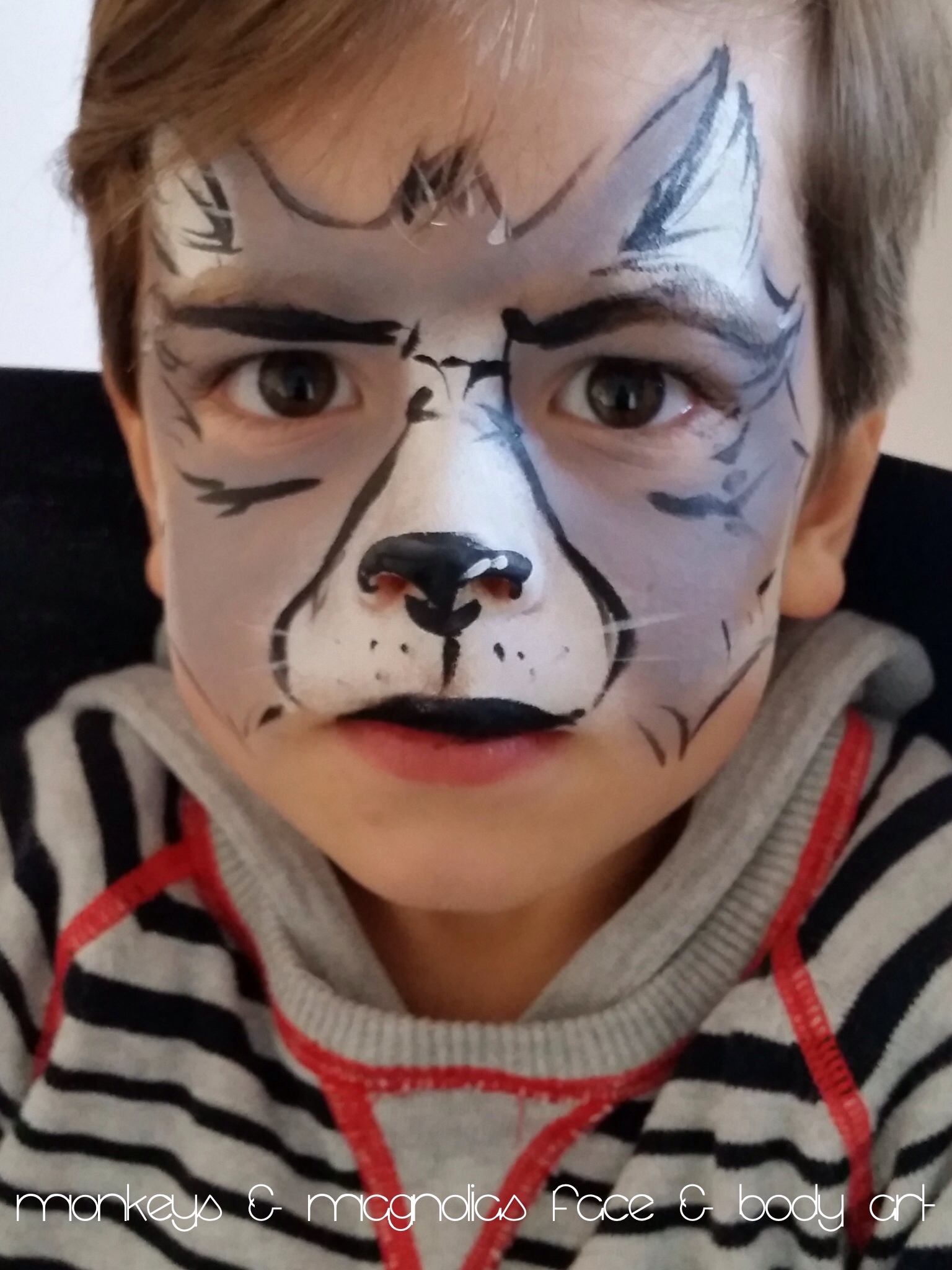 1536x2048 Painting Smiles Two Kids, A Mum And A Small Business Dream - Wolf Face Painting