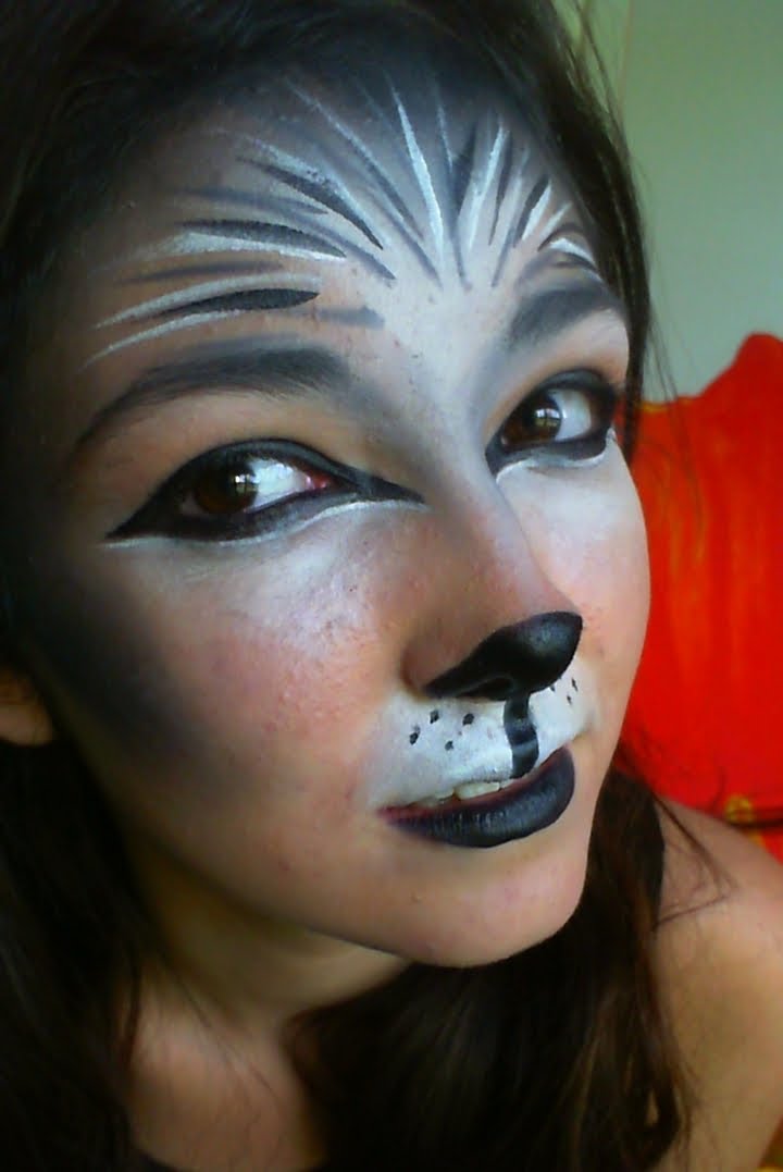 Wolf Face Painting At Paintingvalley Com Explore Collection Of