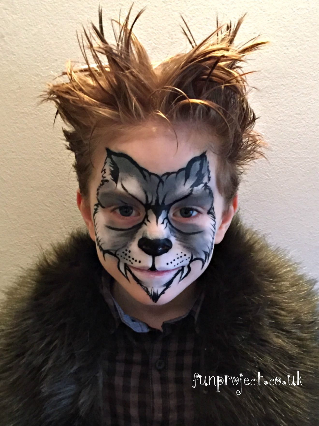 1320x1760 Wolf Face Painting Kids - Wolf Face Painting