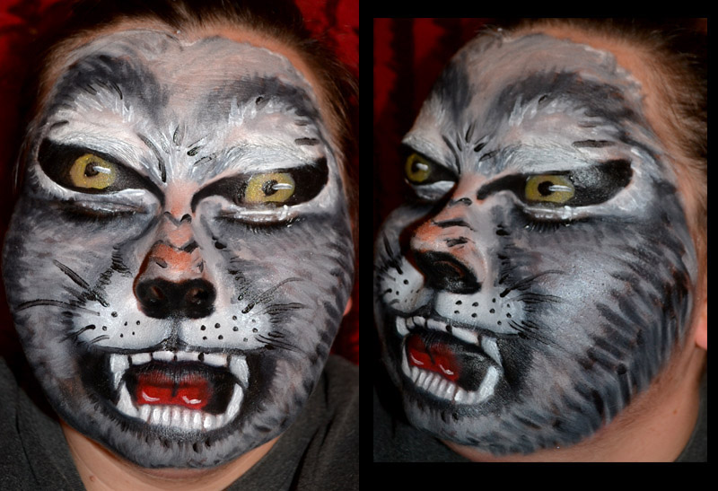 800x547 Face Paintmakeup Joyce's Joys - Wolf Face Painting