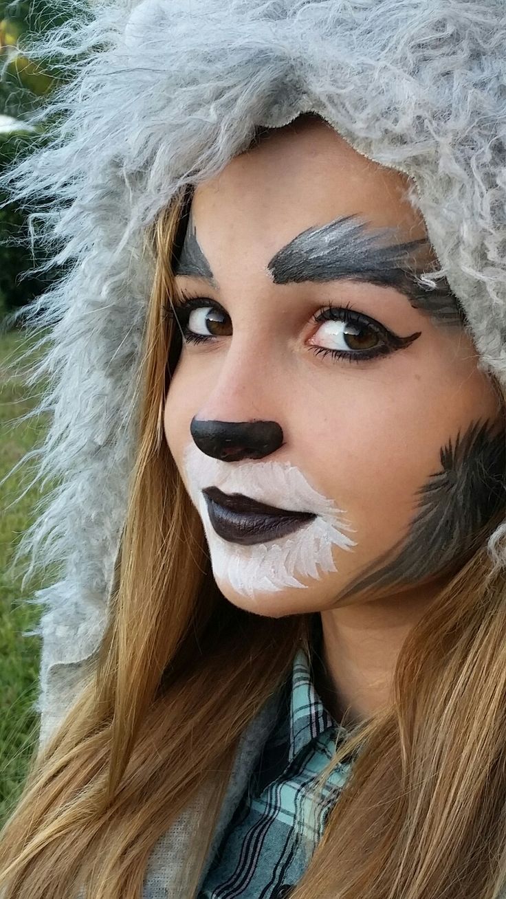 736x1308 Wolf Face Paint - Wolf Face Painting