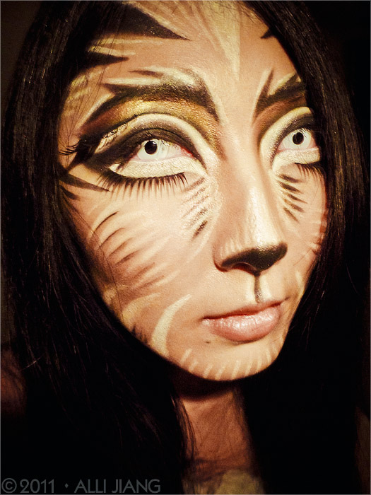 525x700 Wolf Face. Self Portrait Face Paintingmake Up Done By - Wolf Face Painting