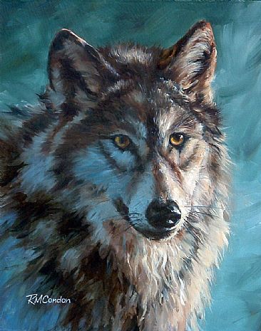 Wolf Head Painting at PaintingValley.com | Explore collection of Wolf ...