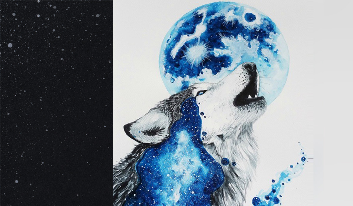 1200x700 Full Wolf Moon In Cancer 8 Ways To Embrace The Divine Feminine - Wolf Moon Painting