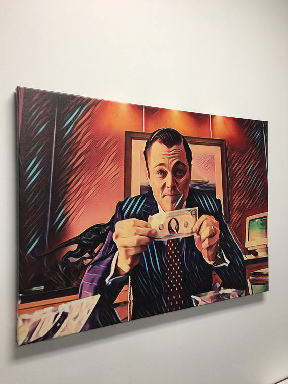 570x760 Wolf Of Wall Street Art - Wolf Of Wall Street Painting