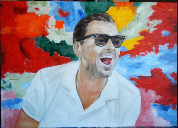 570x412 Wolf Of Wall Street Leonardo Wolf Of Wall Street Painting As - Wolf Of Wall Street Painting