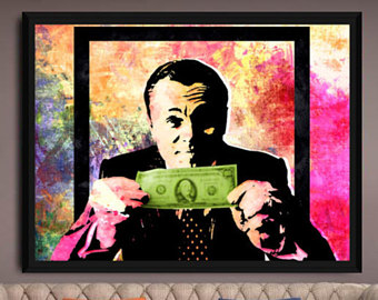 340x270 Wolf Wall Street Etsy - Wolf Of Wall Street Painting