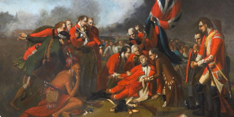 768x384 James Wolfe The Heroic Martyr National Army Museum - Wolfe Painting
