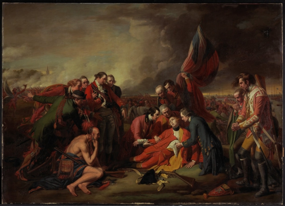 1000x723 The Death Of General Wolfe National Gallery Of Canada - Wolfe Painting
