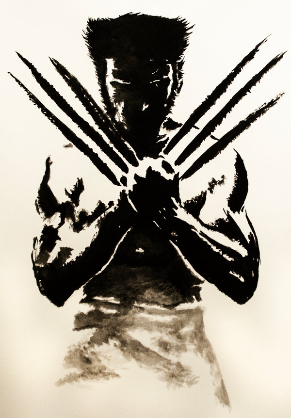 600x862 Wolverine Painting By Mortar Girl - Wolverine Painting