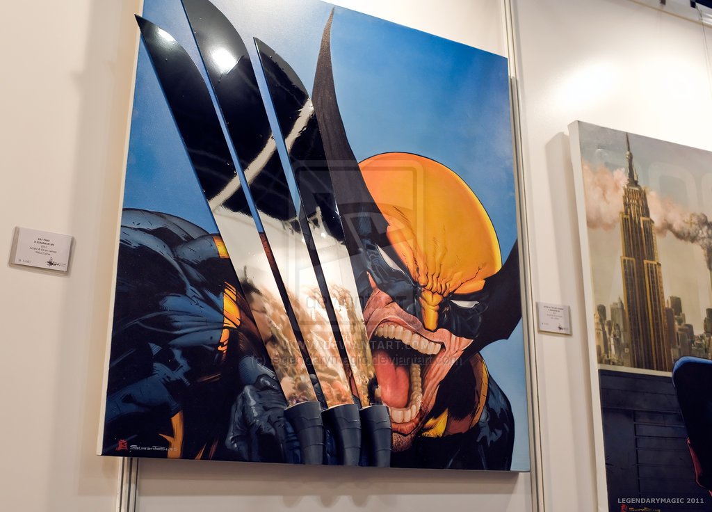 1024x736 Wolverine Painting - Wolverine Painting