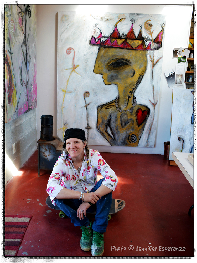 750x1000 Free To Fly A Studio Visit With Painter Josie Adams - Woman Artist Painting