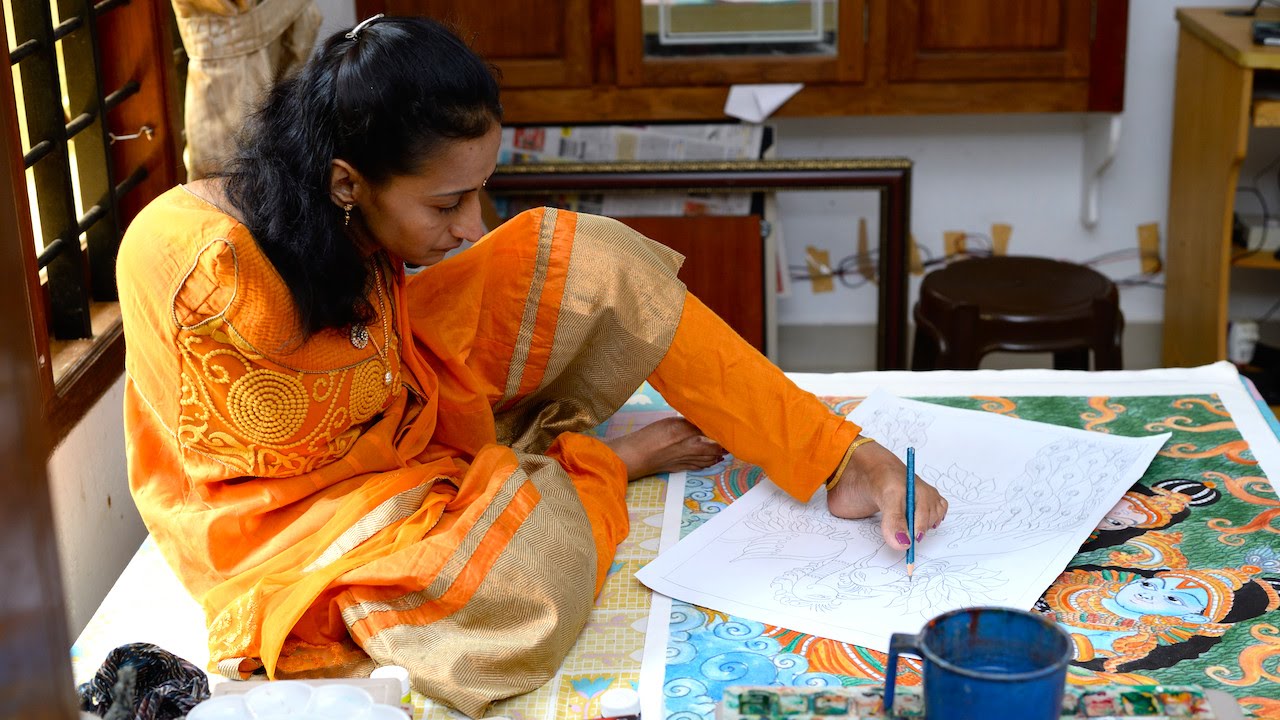 1280x720 Armless Artist's Incredible Paintings - Woman Artist Painting