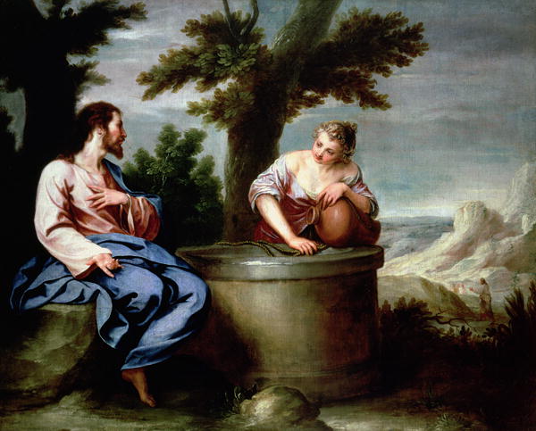 600x483 Jesus And The Samaritan Woman Painting Alonso Cano Oil Paintings - Woman At The Well Painting
