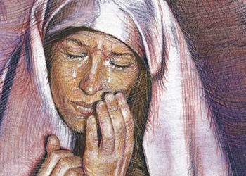 350x250 Follow Me So, What Do You See United Church Of God - Woman Crying Painting