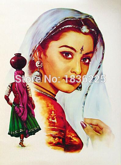 396x540 2018 Art Painting On Canvas For Sale India Painting Face Paint - Woman Face Painting