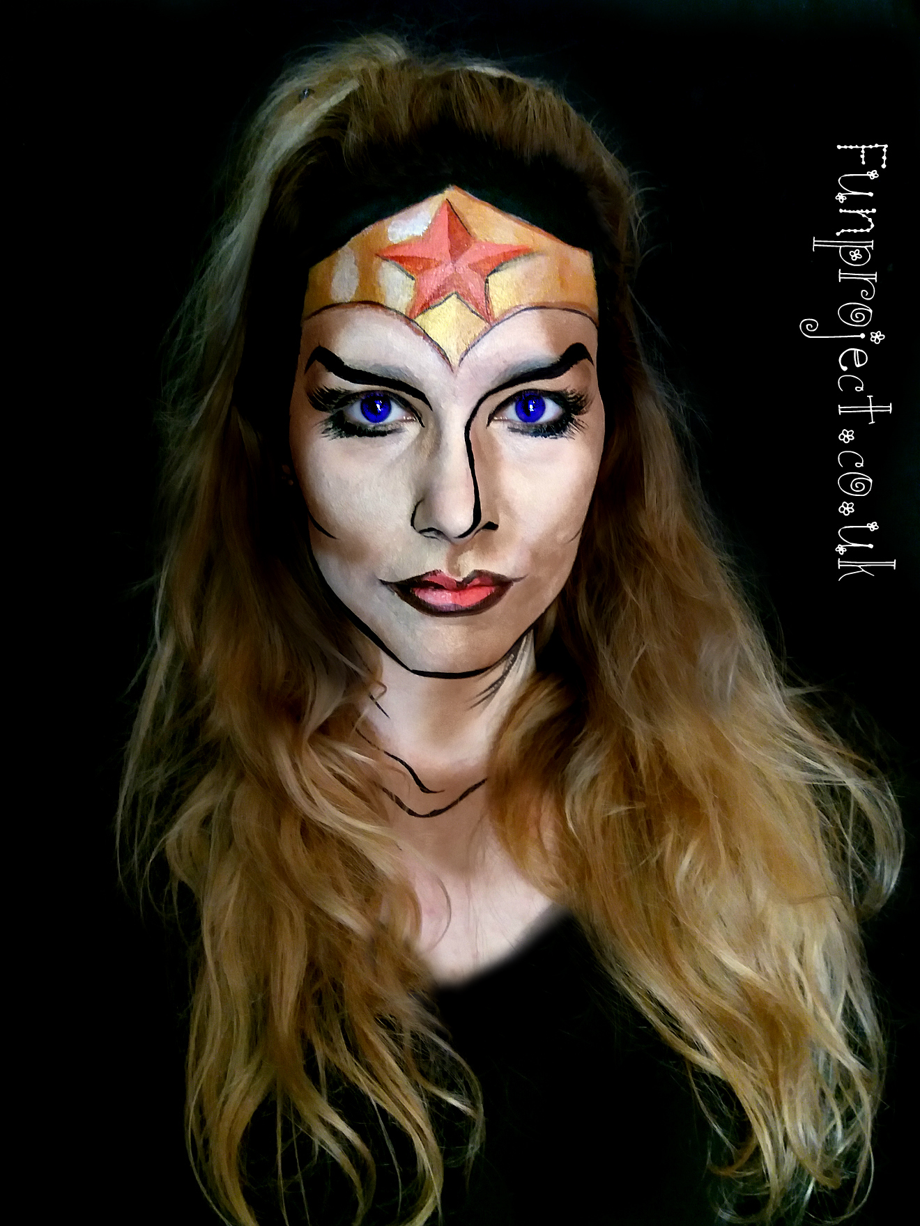 1320x1760 Wonder Woman Face Painting - Woman Face Painting