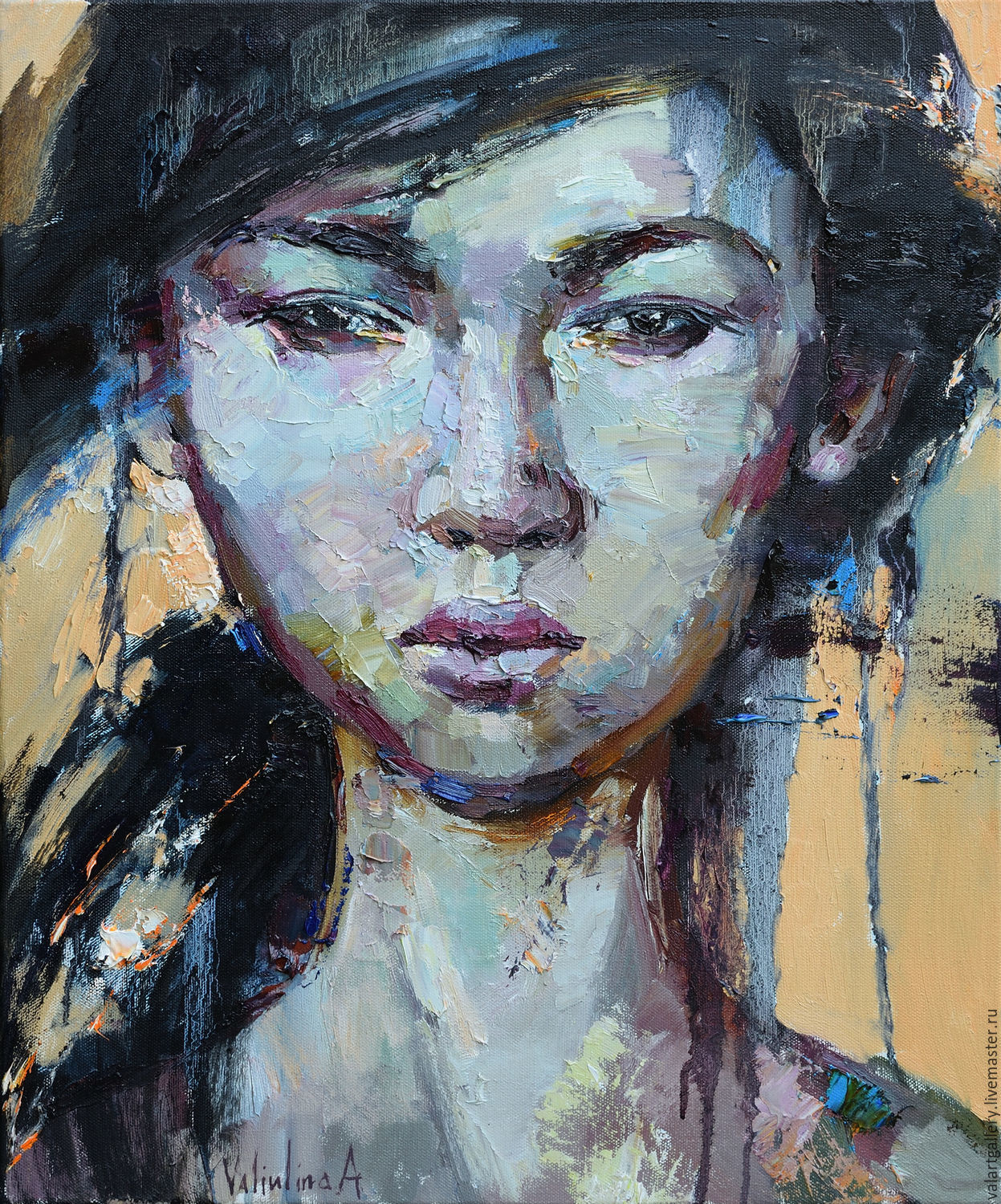 1247x1500 Asian Girl Portrait Painting Shop Online On Livemaster - Woman Face Painting
