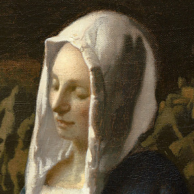282x282 Johannes Vermeer's Woman Holding A Balance - Woman Holding A Balance Painting