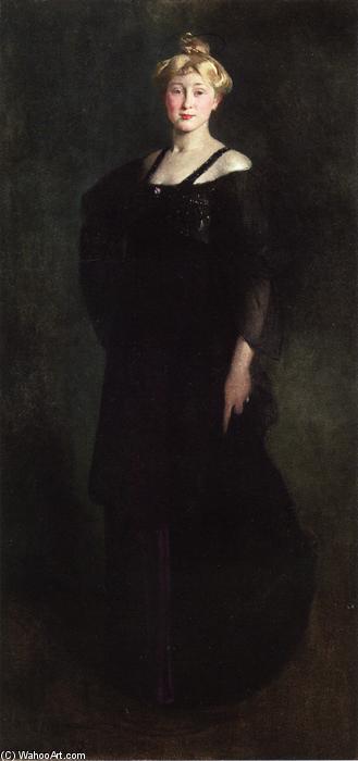 329x700 Woman In Black (Also Known As Portrait Of Mrs. Paul Bartlett) By - Woman In Black Painting