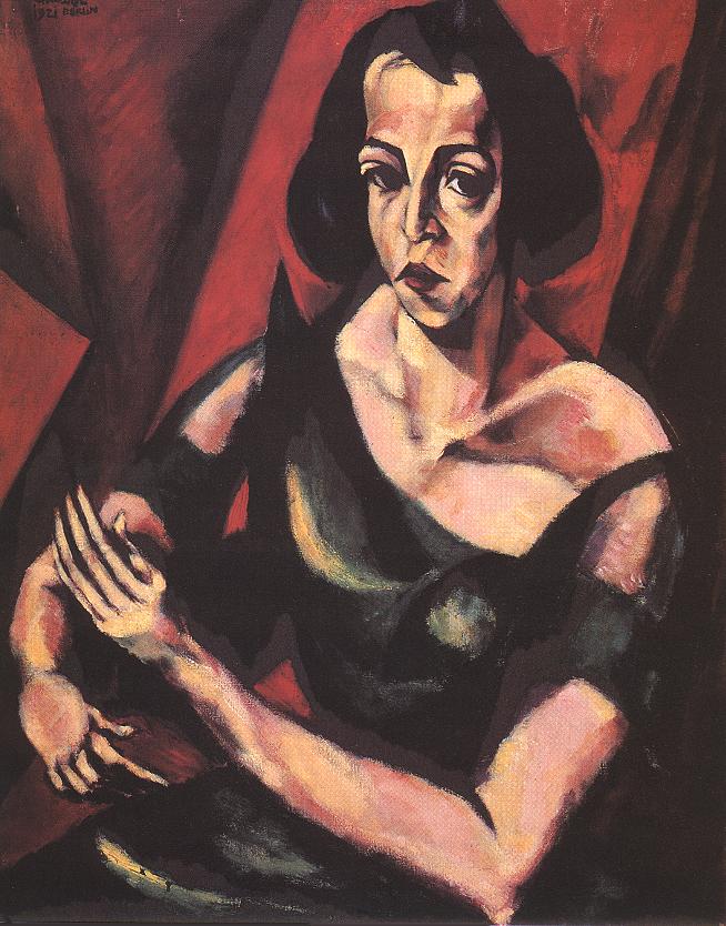 654x834 Portrait Of A Woman (Woman In Green Dress) 1921 Painting Lajos - Woman In Green Dress Painting