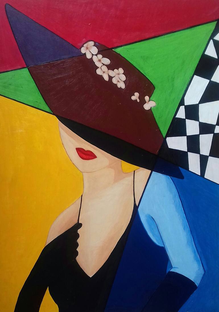 Woman In Hat Painting at Explore collection of