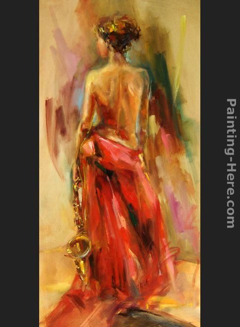 484x658 Anna Razumovskaya Lady In A Red Dress Ii 50% Off - Woman In Red Dress Painting