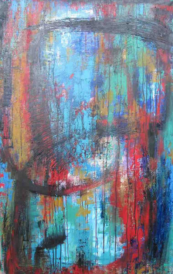 570x902 Buy Woman In A Red Dress - Woman In Red Dress Painting