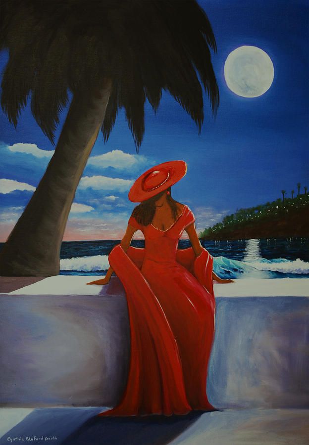 Woman In Red Painting at Explore collection of Woman In Red Painting