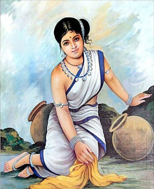 521x640 Asian Modern Paintings Tries Draw Attention Of Life As How - Woman In Water Painting