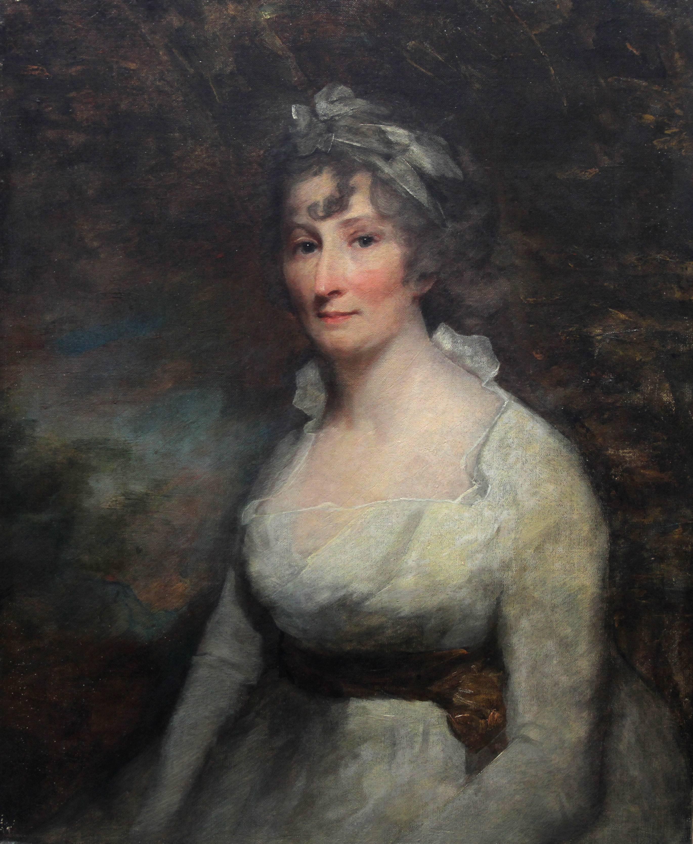 2740x3336 Henry Raeburn (Circle) - Woman In White Dress Painting