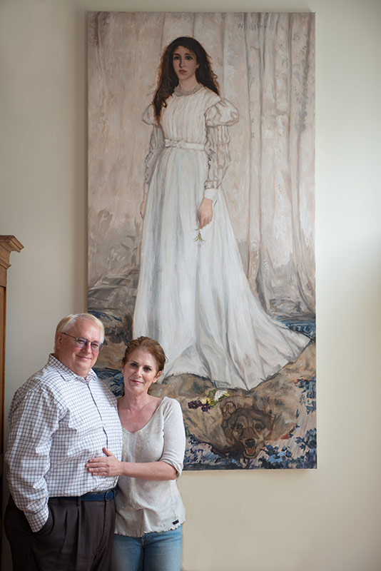 534x800 Painting Commission Whistler'S - Woman In White Painting