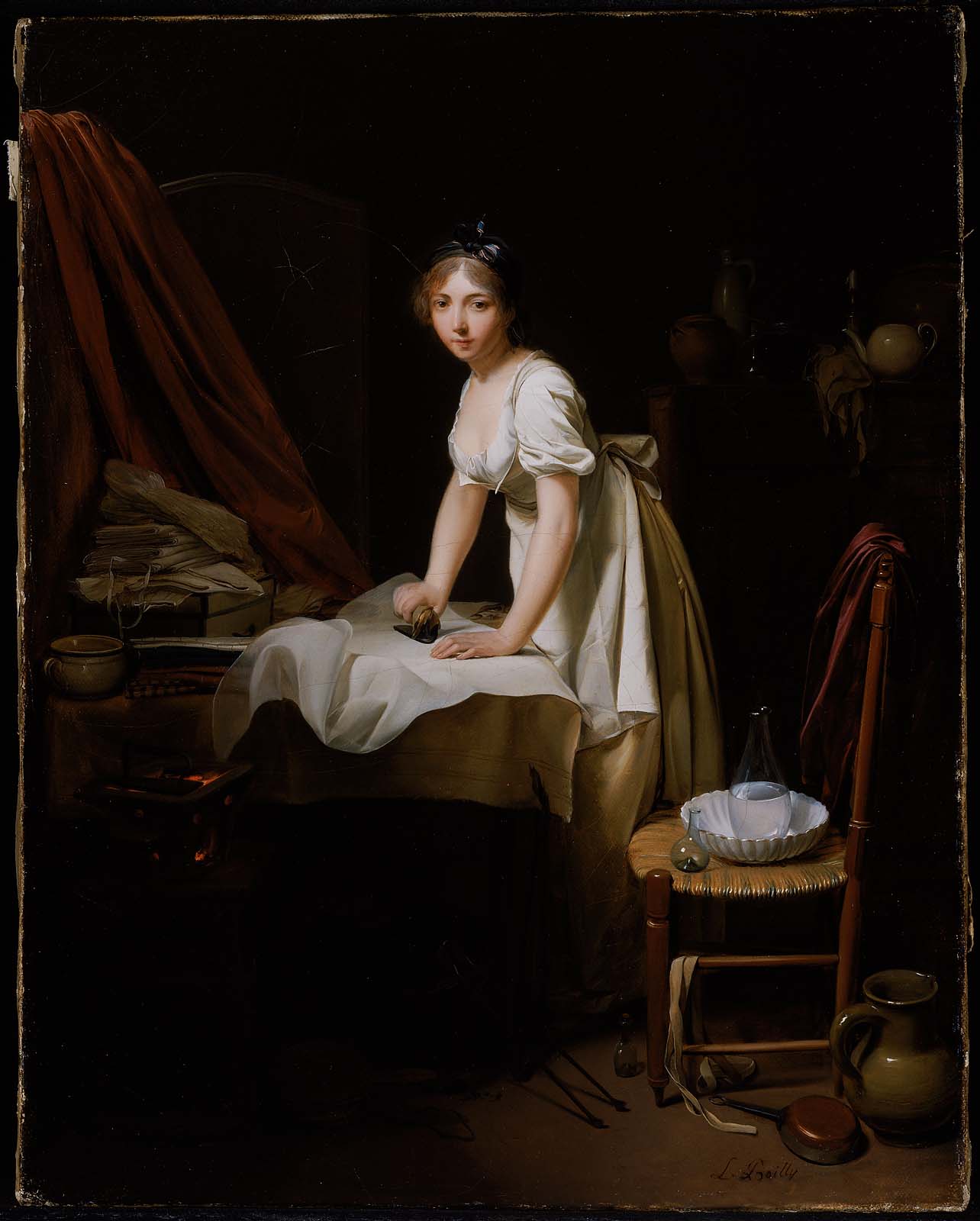 1284x1600 Young Woman Ironing Museum Of Fine Arts, Boston - Woman Ironing Painting