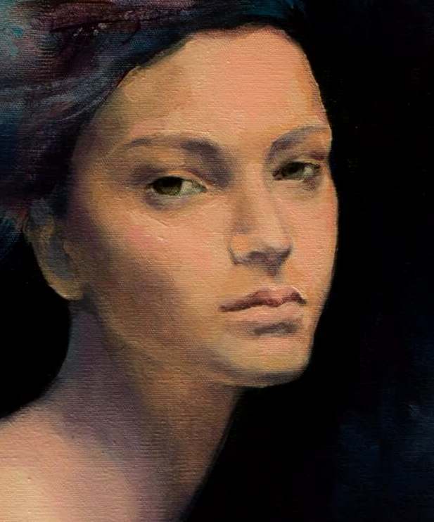 617x742 Portraits Oil Portraits From Photos Custom Portrait Painting - Woman Portrait Painting