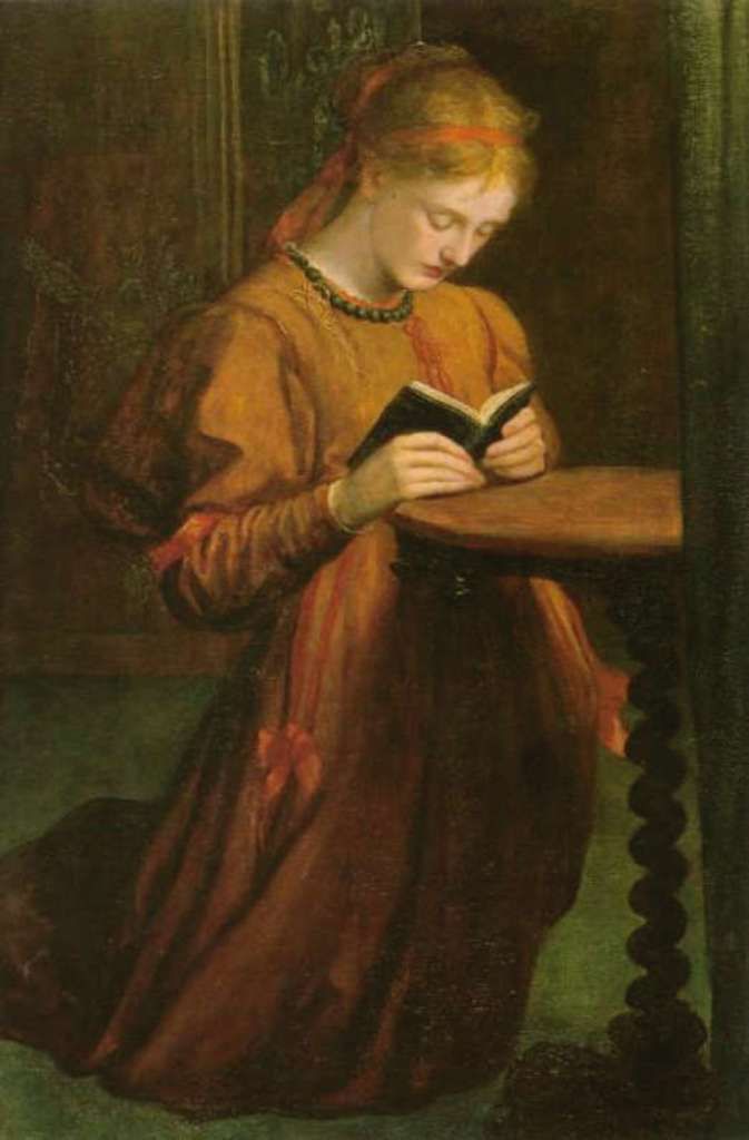 673x1024 Women Reading - Woman Praying Painting