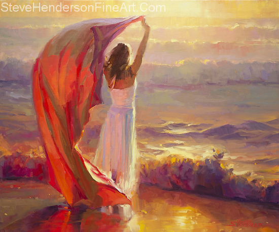 550x459 Yes Or No Does God Hear Our Prayers - Woman Praying Painting