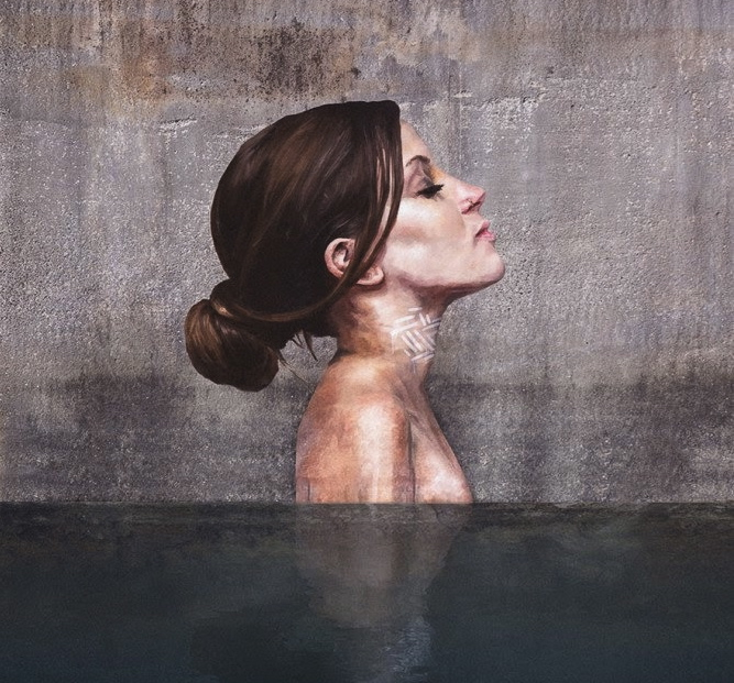 667x621 Hula Hawaii Sea Art Woman Profile Inhabitat Green Design - Woman Profile Painting