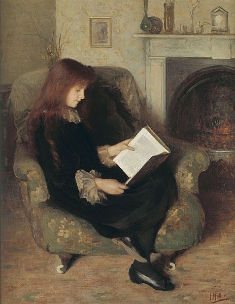 463x600 Girl With A Book In Painting ~ Blog Of An Art Admirer Painting - Woman Reading A Book Painting